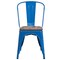 Flash Furniture Blue Metal Stackable Chair with Wood Seat, PK4 4-CH-31230-BL-WD-GG - alternate 7